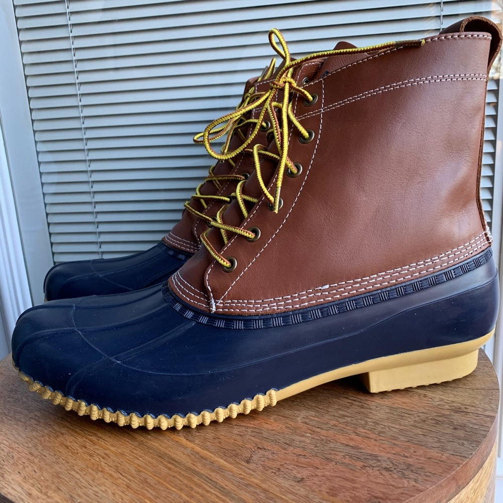 NWOT Men’s Lands’s End unlined duck boots